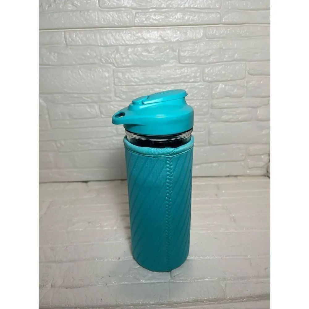Mason Jar Glass Water Bottle with cover